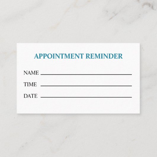 Veterinarian Clinic 名刺 (裏面)