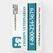 Veterinarian Clinic 横断幕 (縦)