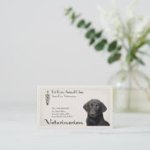 Veterinarian Clinic Animal Hospital Business Card 名刺 (スタンド正面)