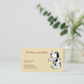 Veterinarian Clinic Animal Hospital Business Card 名刺 (スタンド正面)