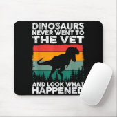 Veterinarian Dinosaur Funny Vet Life Animal Rescue マウスパッド (マウス)