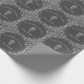 Veterinarian Graduation Grey Silver ラッピングペーパー (角)