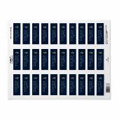 Veterinarian Graduation Navy Blue Gold ラベル (フルシート)