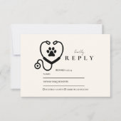 Veterinarian Graduation Party 出欠カード (正面)