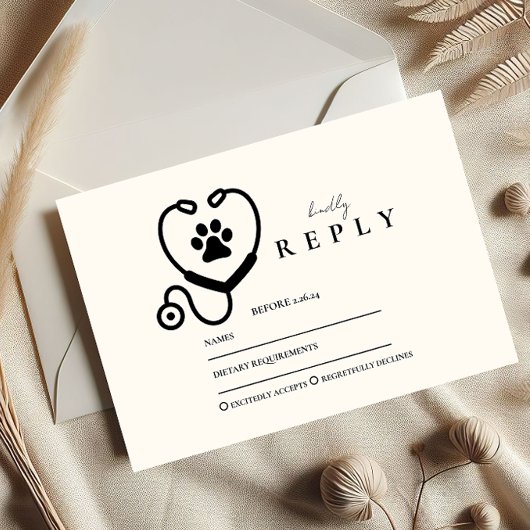 Veterinarian Graduation Party 出欠カード