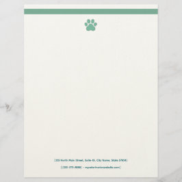 Veterinarian Letterhead Template | Formal レターヘッド