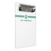 Veterinarian Mini Clipboard | Custom Staff Logo ミニクリップボード (アングル)