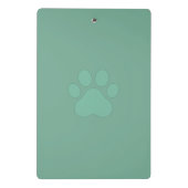 Veterinarian Mini Clipboard | Custom Staff Logo ミニクリップボード (裏面)
