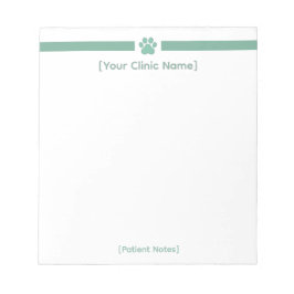 Veterinarian Office Notepad | Custom Logo ノートパッド