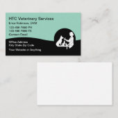 Veterinarian Pet Doctor Business Cards 名刺 (正面/裏面)