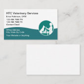 Veterinarian Pet Doctor Business Cards 名刺 (正面/裏面)