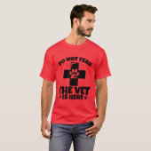 Veterinarian Quote vintage Tシャツ (正面フル)