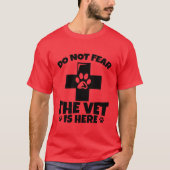 Veterinarian Quote vintage Tシャツ (正面)