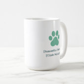 Veterinarian Staff Mug | Clinic Name Logo Template コーヒーマグカップ (正面右)
