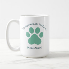 Veterinarian Staff Mug | Clinic Name Logo Template コーヒーマグカップ