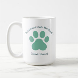 Veterinarian Staff Mug | Clinic Name Logo Template コーヒーマグカップ