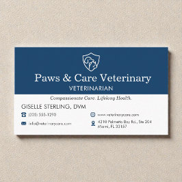 Veterinarian Vet Pet Office  名刺