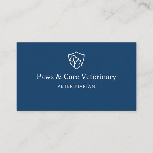 Veterinarian Vet Pet Office 名刺 (正面)