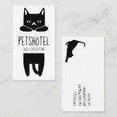 Veterinary and Cat Shelter 名刺 (正面/裏面)