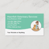 Veterinary Animal Hospital Services 名刺 (正面)