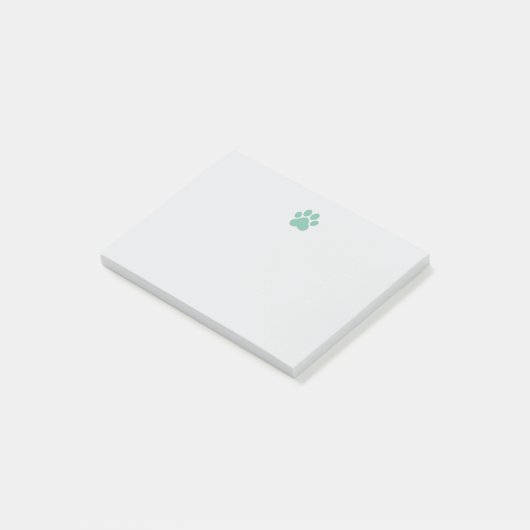 Veterinary Clinic Logo Post‑It® Notes (4" × 3") ポストイット (アングル)