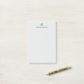 Veterinary Clinic Post‑it® Notes | Custom Logo ポストイット (デスク上)