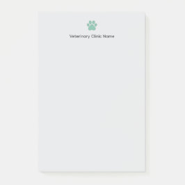 Veterinary Clinic Post‑it® Notes | Custom Logo ポストイット