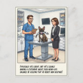 Veterinary ER Adventures Cartoon ポストカード (正面)