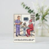 Veterinary ER Adventures Cartoon ポストカード (スタンド正面)