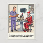 Veterinary ER Adventures Cartoon ポストカード (正面)