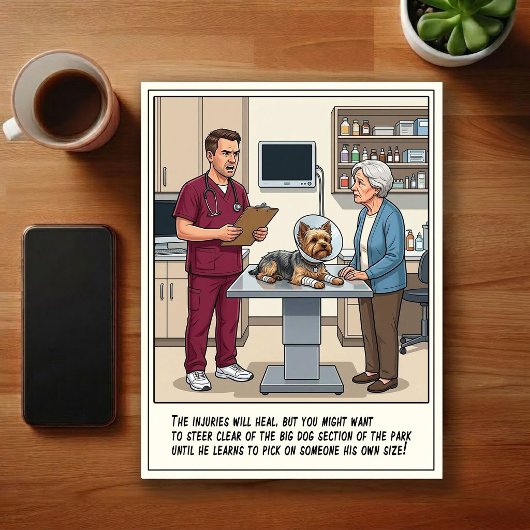 Veterinary ER Adventures Cartoon ポストカード