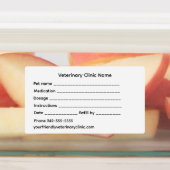 Veterinary Medication Label – Large & Waterproof ラベル (貼付)