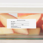 Veterinary Medication Label – Medium & Waterproof ラベル (貼付)