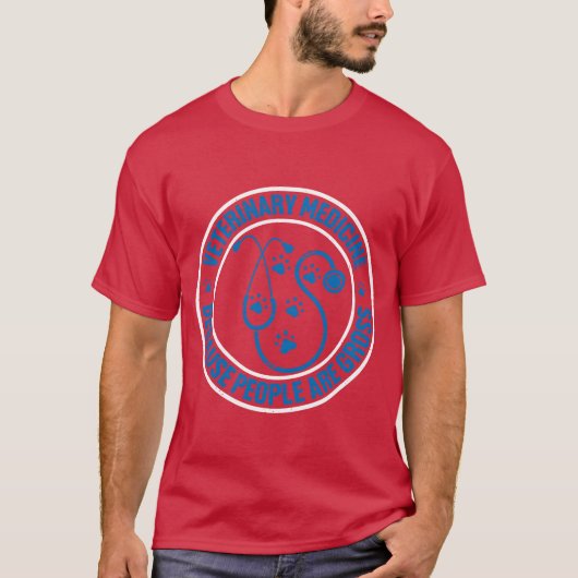 Veterinary Medicine Because People Are Gross famil Tシャツ (正面)