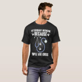Veterinary Medicine Because People Are Gross vinta Tシャツ (正面フル)