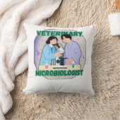 Veterinary Microbiologist – Lab Science Design クッション (ブランケット)