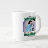 Veterinary Microbiologist – Lab Science Design ジャンボコーヒーマグカップ (正面右)