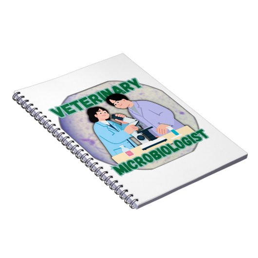Veterinary Microbiologist – Lab Science Design ノートブック (右側)