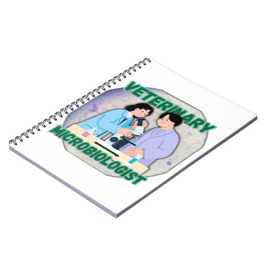 Veterinary Microbiologist – Lab Science Design ノートブック (左側)