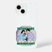 Veterinary Microbiologist – Lab Science Design iPhoneケース (裏面)