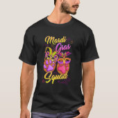Veterinary Paw Mardi Gras Squad Pets Lover Group M Tシャツ (正面)