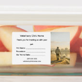 Veterinary Surgery Go‑Home Label – Large ラベル (貼付)