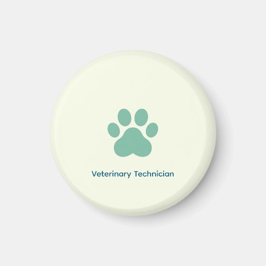 Veterinary Technician Magnet マグネット (正面)