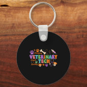 Veterinary Technician - Vet Tech Veterinarian Appr キーホルダー (正面)