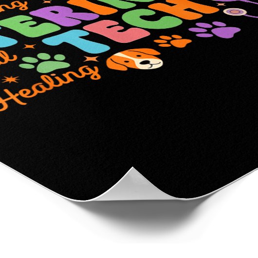 Veterinary Technician - Vet Tech Veterinarian Appr ポスター (角)