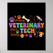 Veterinary Technician - Vet Tech Veterinarian Appr ポスター (正面)