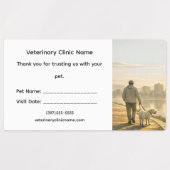 Veterinary Welcome‑Kit Label – Large & Waterproof ラベル (デザイン1)