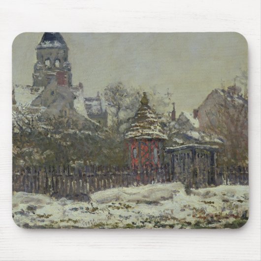 Vetheuil 1879年の教会 マウスパッド (正面)