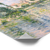 Vetheuil in Summer by Claude Monet ポスター (角)