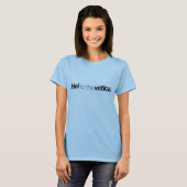 vetica (レディース)へのヘリコプター tシャツ (正面フル)